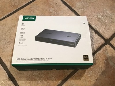 UGREEN 8K@60Hz HDMI KVM Switch 2 In 1 Out Display & 4 USB Between 2 PCs