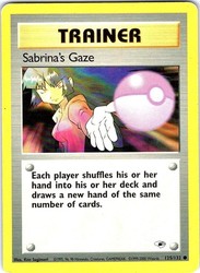 Sabrina's Gaze 125/132 Common Gym Heroes Pokemon Unlimited