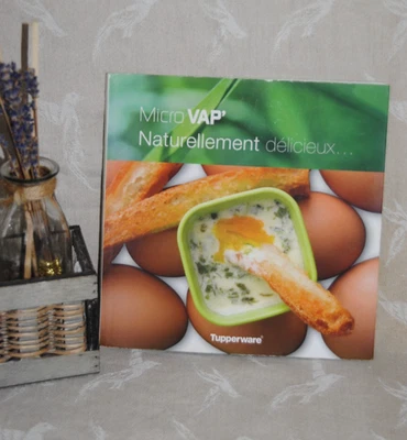 🌟TUPPERWARE Micro'Vap Naturellement Délicieux MicroVap' Livre 52 Recettes - Photo 1/4