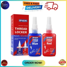ThreadLocker 242 and 271, Thread Lock Medium and High Strength Lock Tight & Seal