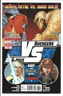 Avengers vs. X-Men # 3 Marvel Comics Fight Poster 1:20 Variant Cover (2012) NM