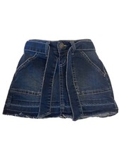 Justice Blue Jean Skort Youth Girls Size 7- Excellent Condition