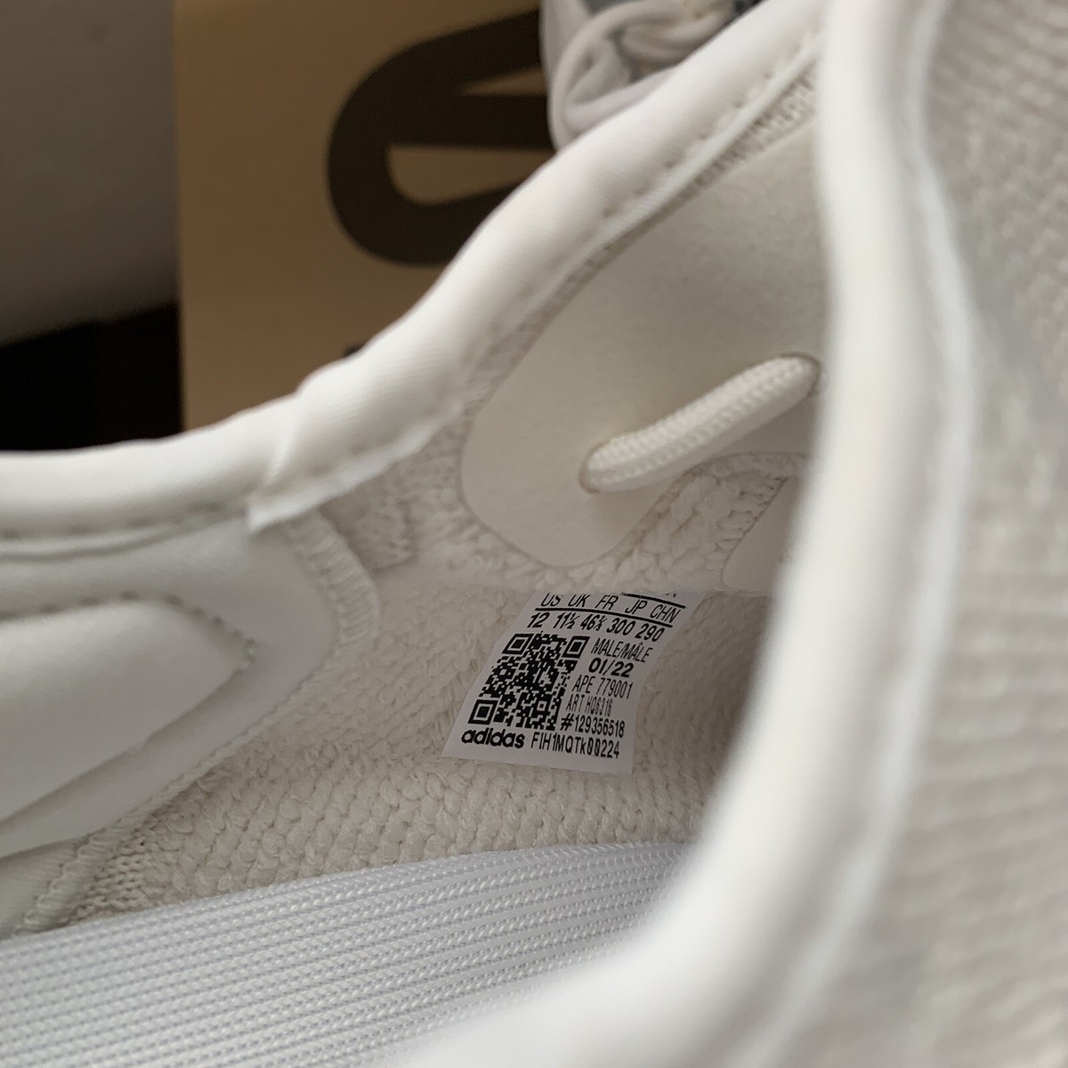 Adidas Yeezy Boost 350 V2 Bone White Mens 12 - HQ6316 | eBay