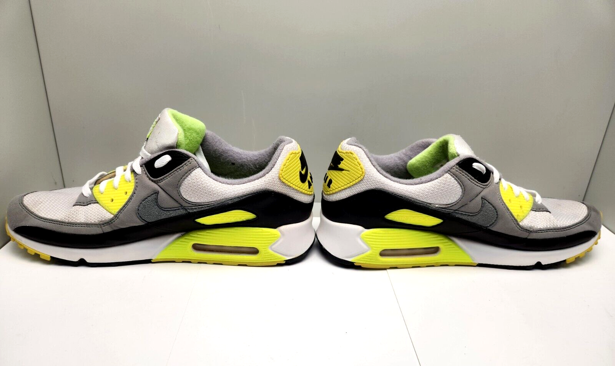 Nike Air Max 90 2020 Volt Green Grey Black White Mens Size Nike Air Max 90 2020 Volt Green Grey Black White Mens Size