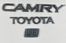 1998 Toyota Camry Rear Emblem Trunk Logo Decal Set 75442-33050 OEM
