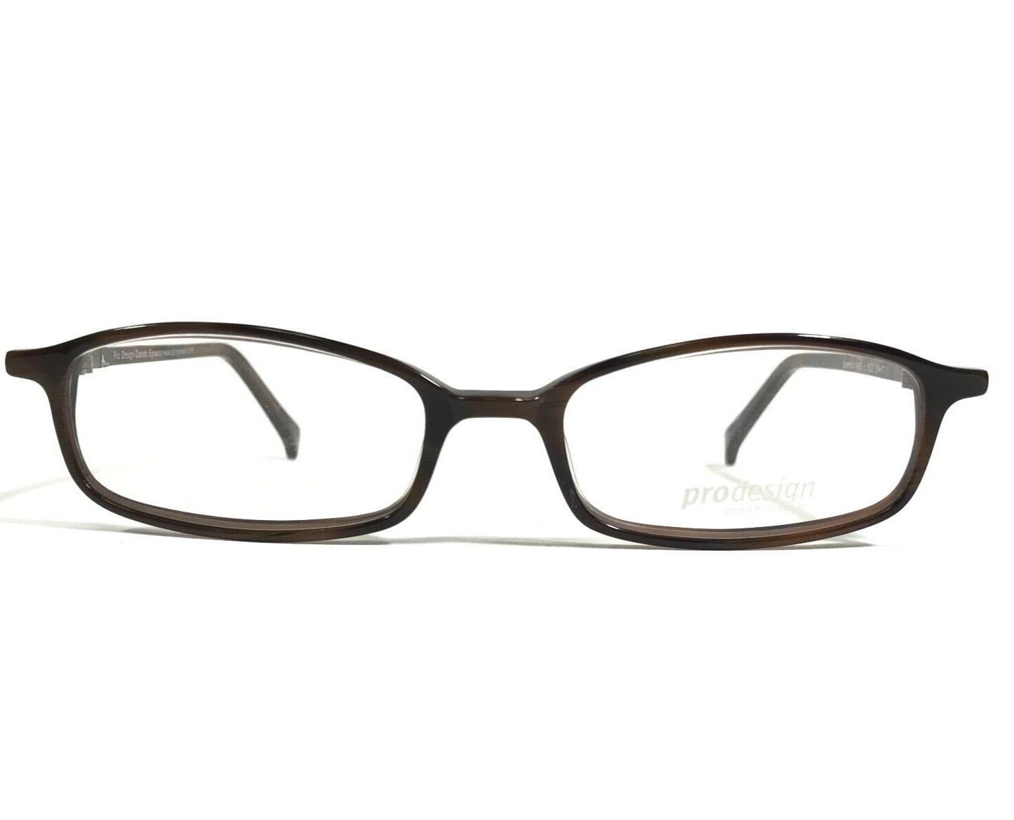 Оправа для очков Prodesign 1602 C. 5532 Коричневая роговая прямоугольная 51-17-140