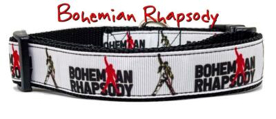  Bohemian Rhapsody Queen dog collar adjustable buckle 1'' or 5/8'' wide or leash