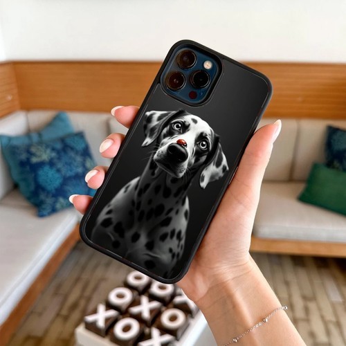 For iPhone SE XS XR Max 5 6 7 8 Plus Anti scratch Cover Animal Print Dalmatian - Picture 12 of 25