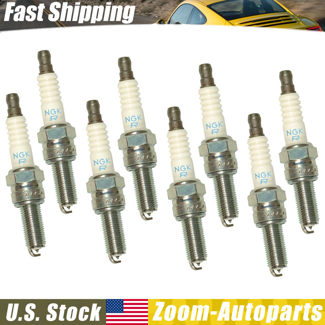 For Maserati Quattroporte Set of 8 Spark Plugs NGK Laser Platinum PMR8C-H