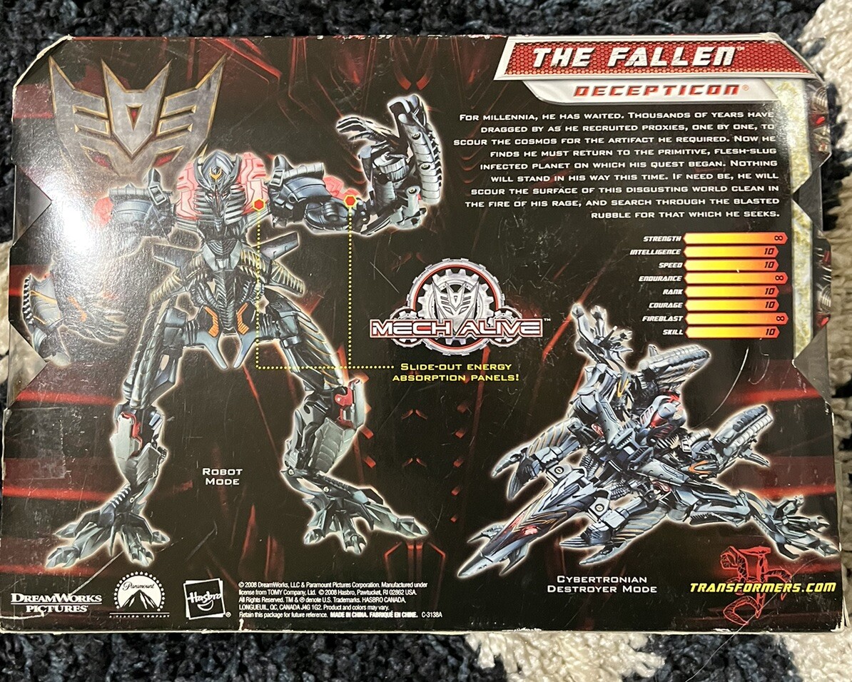 2009 Transformers Revenge Of The Fallen THE FALLEN Voyager Class