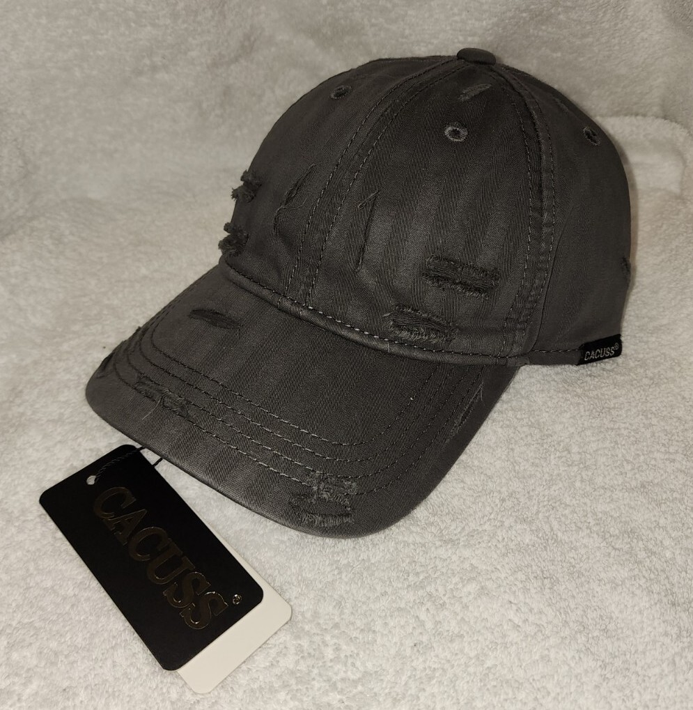 NWT CACUSS Cotton Vintage Distressed Embroidered  Baseball Cap Rose Embroidered BaseballCap distressed Hat | Mercari main image 3