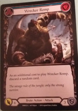 Wrecker Romp (Blue) - RNR023 - Common - Flesh and Blood TCG Hero Deck: Rhinar