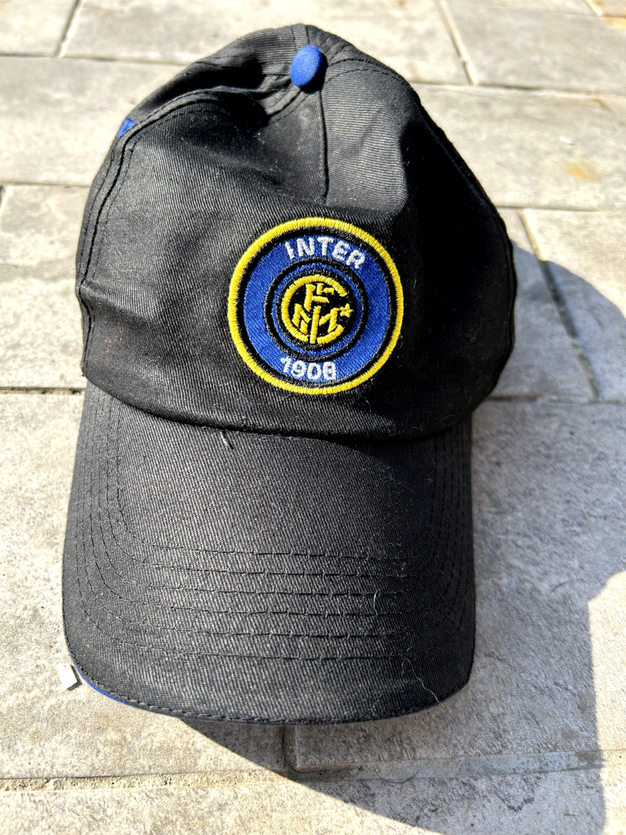 INTER CLUB 1908 BERRETTO CAPPELLO VISIERA BERRETTINO CALCIO SOCCER