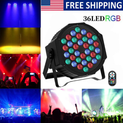 UKING 108W Par Light Beam Stage Light 36LED RGB DMX512 Party DJ Disco Party