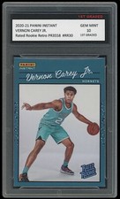 Vernon Carey Jr. 2020-21 Panini Instant 1st Graded 10 Retro Rated Rookie Card
