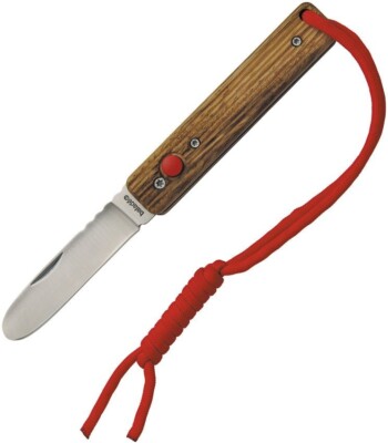 Papagayo Kids pocket Knife zebra wood handle with lock