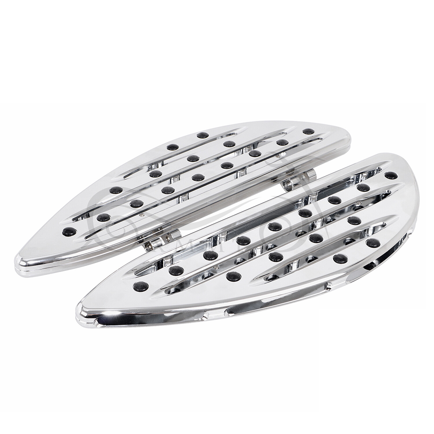 Chrome Driver Stretched Floorboards Foot Boards For Harley Electra