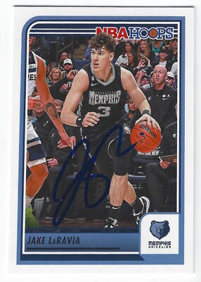 Jake the Dog サイン入り ヴァイスシュヴァルツ トレーディングカード JAKE LaRAVIA MEMPHIS GRIZZLIES SIGNED BASKETBALL CARD INDIANA