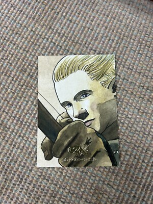 Ede Galileu, Legolas 2022 Cryptozoic Czx Middle-Earth Sketch Card . 1/18 Figure.