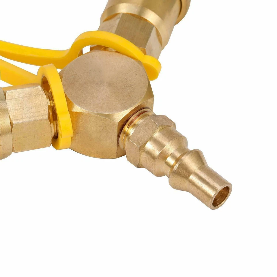 Adaptador universal de tanque de propano - Adaptador QCC1 a POL/Tipo 1 con volante - Barbacoa Foto 2 de 4