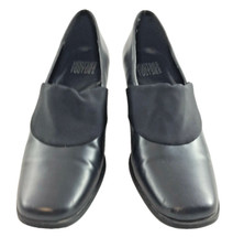 MOOTSIES TOOTSIE Women's 8 M Black with Black Fabric Block Heel Pumps Shoes