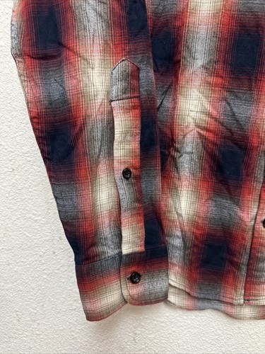 Taylor Stitch Men's Plaid Long Sleeve Shirt Flannel 100% Organic Cotton Sz 36 - Picture 4 of 7