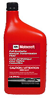 Motorcraft Full Synthetic Manual Transmission Fluid-qt Xtm5qs
