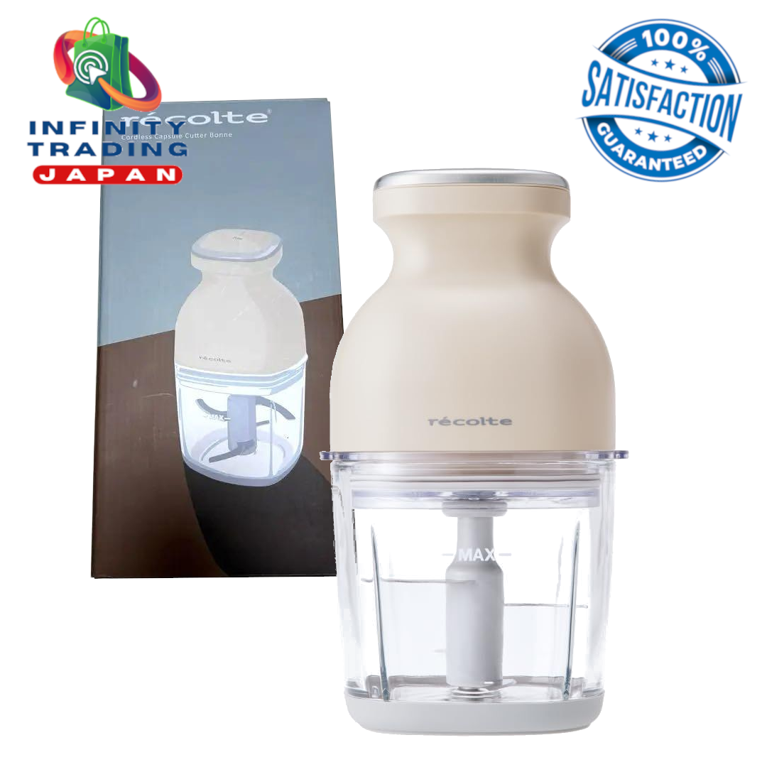 Recolte Cordless Food Processor Capsule Cutter Bonne RCP-7 Recolte Cordless Food Processor Capsule Cutter Bonne RCP-7