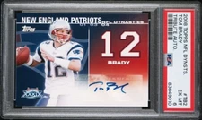 2008 Topps Dynasties Tom Brady Auto Autograph /25 Beckett Patriots/Eagles