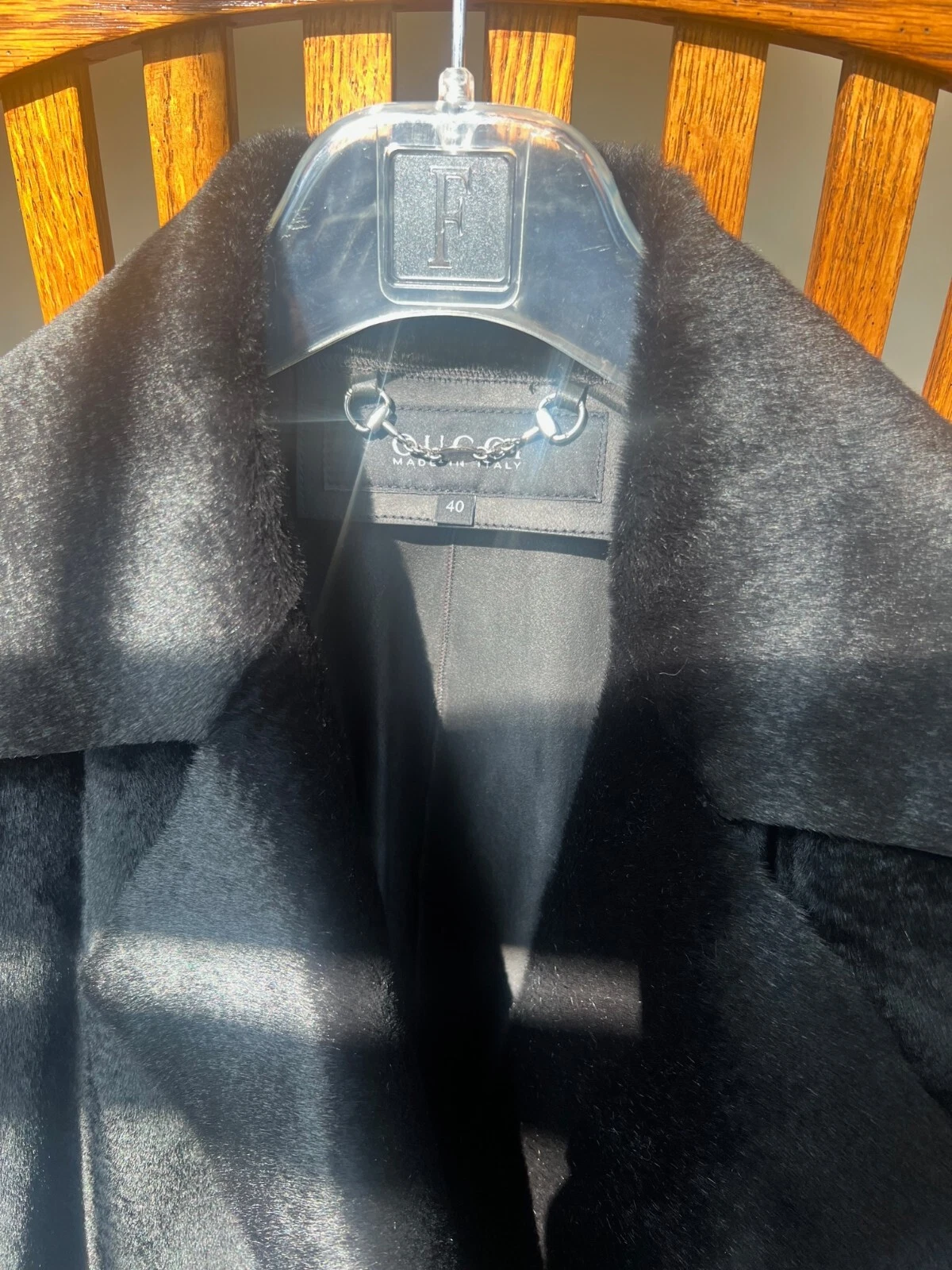 Bellissimo Cappotto di Pelliccia Autentico Gucci Frida Giannini