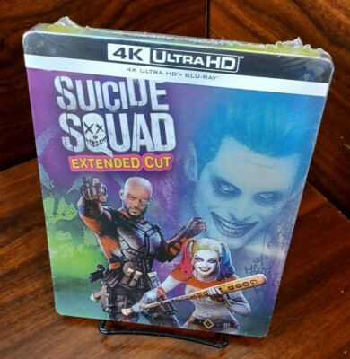 Suicide Squad 4K Steelbook-French IMPORT-NEW(Sealed)Free Box Shipping w/Tracking