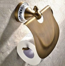 Antique Brass Toilet Tissue Paper Holder Bathroom Paper Roll Holder Kba405