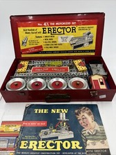 1955 erector set 4 1/2 Inventoried Complete