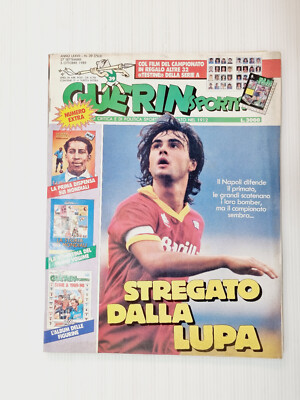 GUERIN SPORTIVO 39-1989 GIANNINI-PRADELLA + FIGURE CHERRY-CIRO FERRARA-GEOVANI