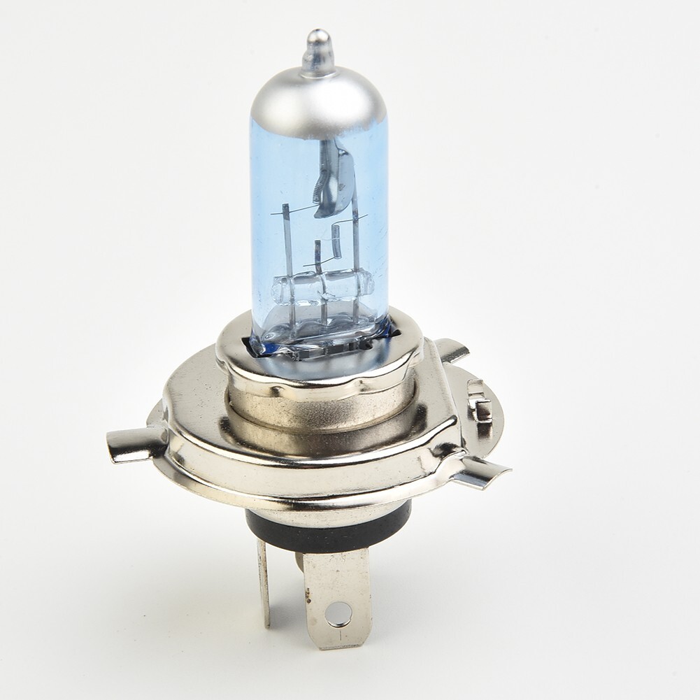 Blue Xenon Driver Headlight H4 100w Bulbs Shell White Car Halogen Lamp 6000k