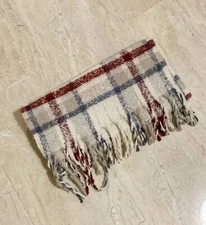 Nordstrom Treasure & Bond Scarf, Plaid with Fringe, One Size