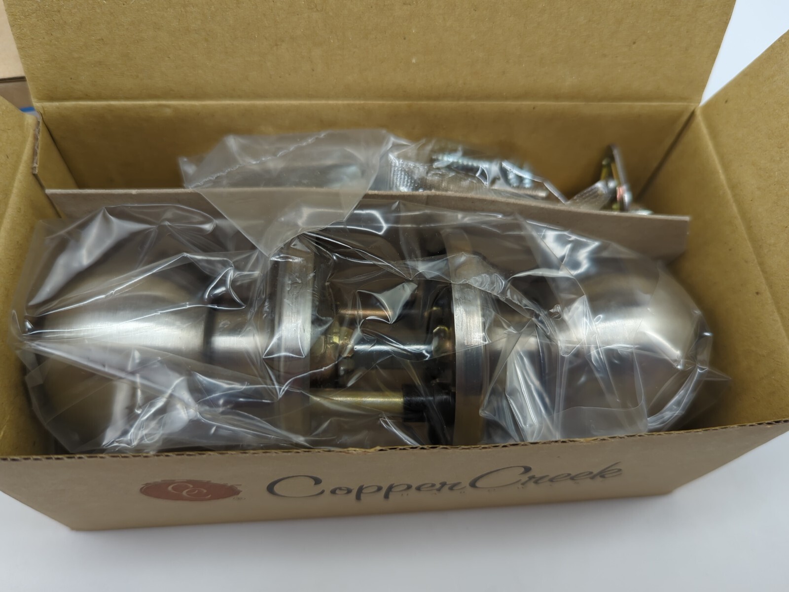 Lot Of 3 Door knobs Copper Creek BK2030SS Satin Stainless Ball Knob