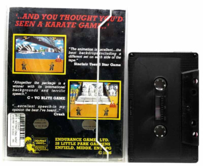 セット INTERNATIONAL KARATE ENDURANCE GAMES ZX SPECTRUM GIOCO USATO PAL