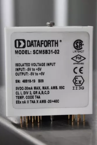 DATAFORTH Analog Voltage Input Module Narrow Bandwidth Isolated SCM5B31-02
