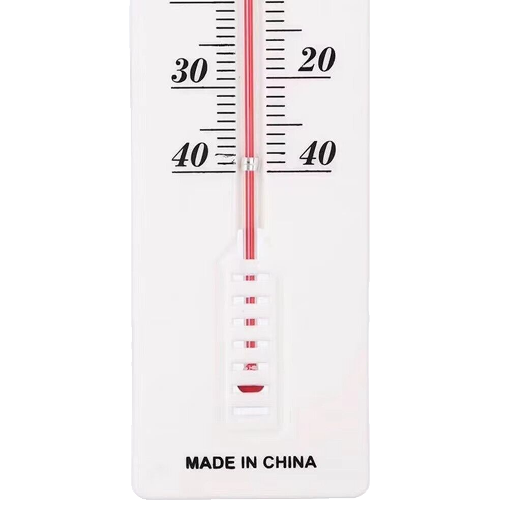 Outback Products XL Thermometer – 40cm, Analog, Weiß – Indoor/Outdoor, Wand