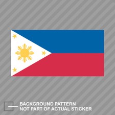 Filipino Flag Sticker Decal Vinyl Philippines Pinoy Star Sun Filipino Flag Sticker Decal Vinyl Philippines Pinoy Star Sun