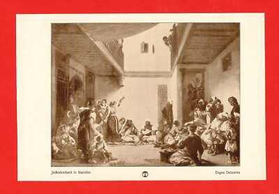 Jewish Wedding in Morocco * Eugen Delacroix (1913) - [TÜ-030] 