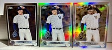 Anthony Rizzo 2022 Topps Chrome Sepia Refractor, Topps Refractor, and Base (3)