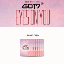 GOT7 - 2018 WORLD TOUR EYES ON YOU DVD PHOTO CARD BAMBAM JINYOUNG MARK YUGYEOM