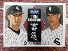 2000 Fleer Tradition Aaron Myette Josh Paul #211 Chicago White Sox