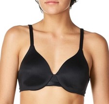 Bali One Smoothing Concealing Underwire Bra Light Padding Black NWT Size 38D