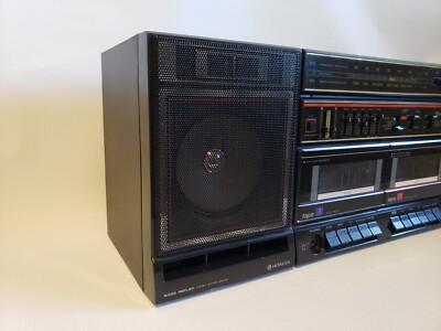 Vintage Hitachi TRK-W540HC Boombox Radio Stereo Cassette w