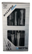 WITTE MAXX PRO Stainless screwdriver set - 5 Pieces, 3 slotted  and 2 Phillips
