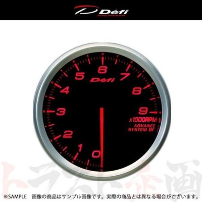 DEFI ADVANCE BF TACHOMETER RPM GAUGE METER 80MM AMBER RED 0-9000RPM DF10902 USED