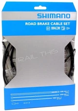 Shimano SLR Stainless Road Bike Brake Cable Set with Black Housing SUS